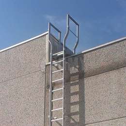 chef Rand inschakelen Vaste ladders in aluminium | JOMY